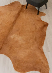 Natural Brown Cowhide Rug (Size: 240 X 200 CM) CHR1932