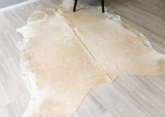Champagne Cowhide Rug (Size: 230 X 190 CM) CHR1831