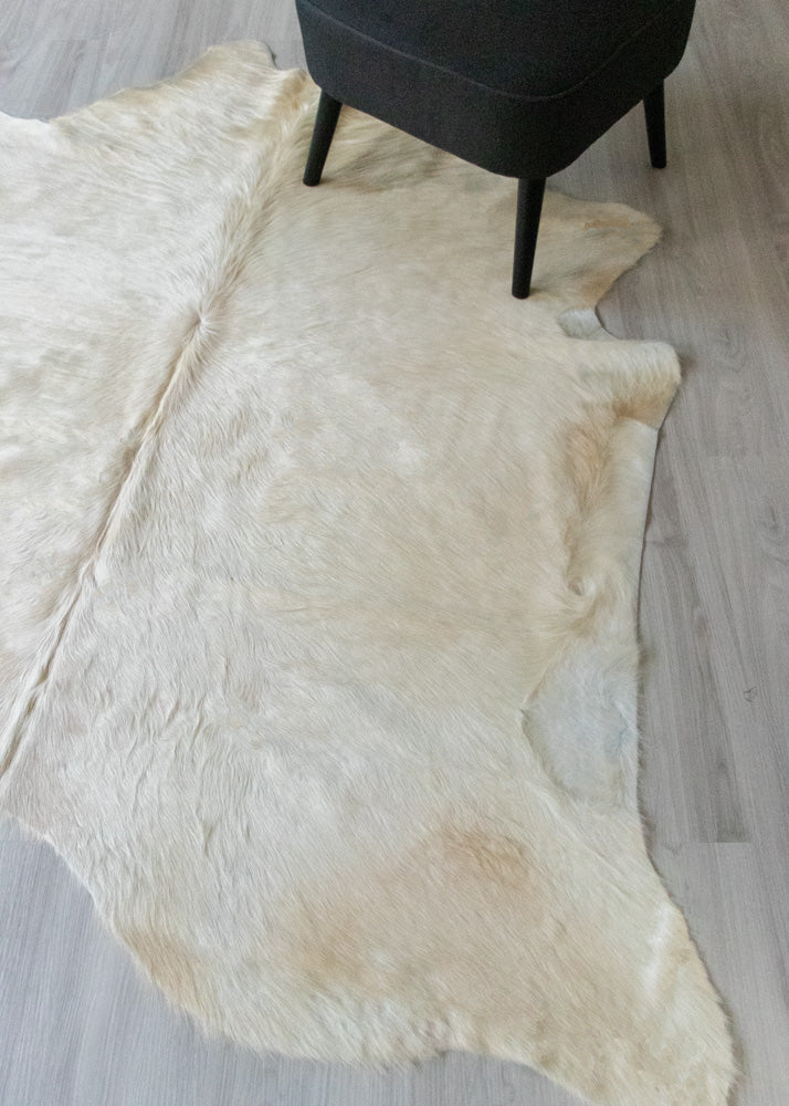 Champagne Cowhide Rug (Size: 210 X 200 CM) CHR1946
