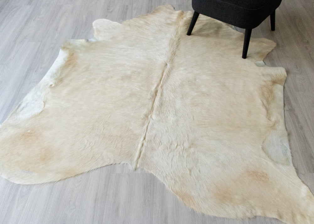 Champagne Cowhide Rug (Size: 210 X 200 CM) CHR1946