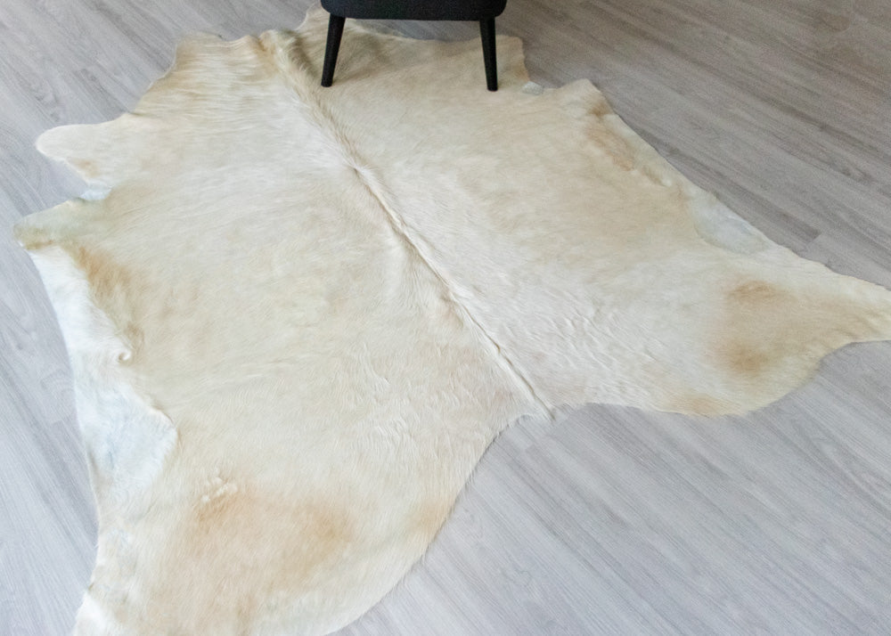 Champagne Cowhide Rug (Size: 210 X 200 CM) CHR1946