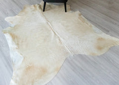 Champagne Cowhide Rug (Size: 210 X 200 CM) CHR1946