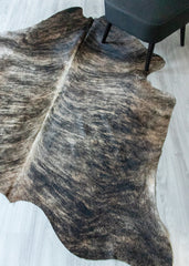 Dark Brindle Cowhide Rug (Size: 230 X 170 CM) CHR1938