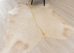 (Rare) Cream Off White Cowhide Rug (Size: 230 X 210 CM) CHR1915