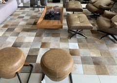 Cowhide Patchwork Rug