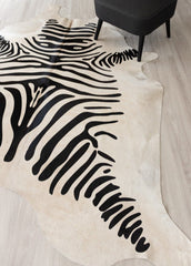 printed zebra cowhide rug in Australia