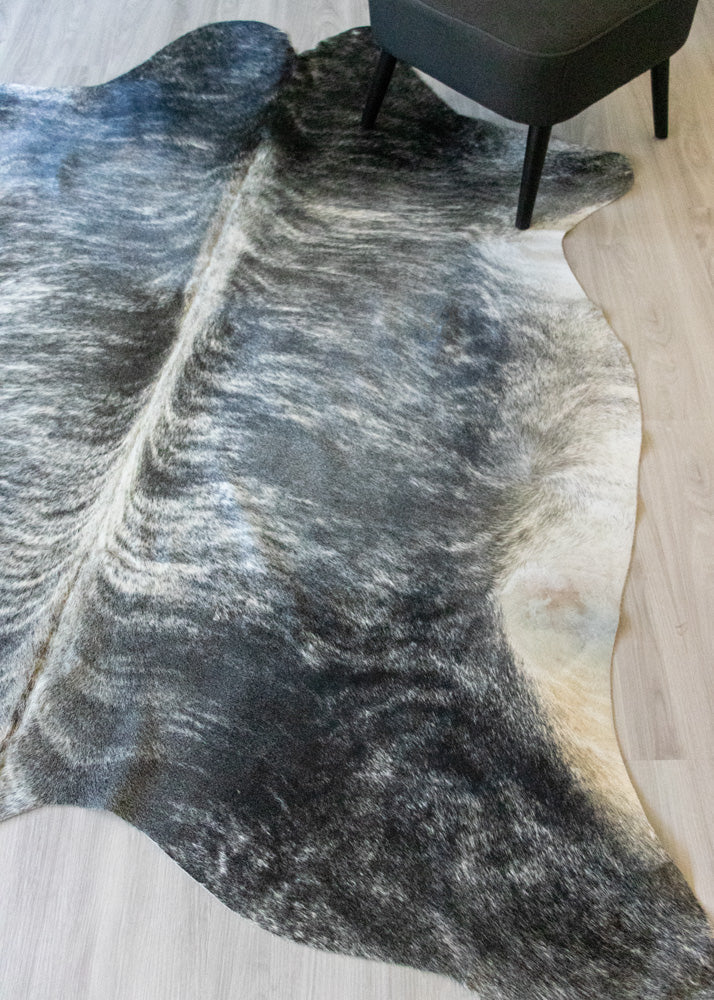 (Rare) Grey Brindle Cowhide Rug (Size: 230 X 200 CM) CHR1888
