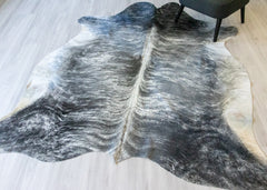 (Rare) Grey Brindle Cowhide Rug (Size: 230 X 200 CM) CHR1888