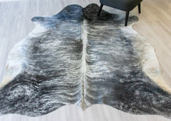 (Rare) Grey Brindle Cowhide Rug (Size: 230 X 200 CM) CHR1888