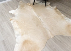 Champagne Cowhide Rug (Size: 230 X 200 CM) CHR1839