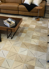 Cowhide Patchwork Rug